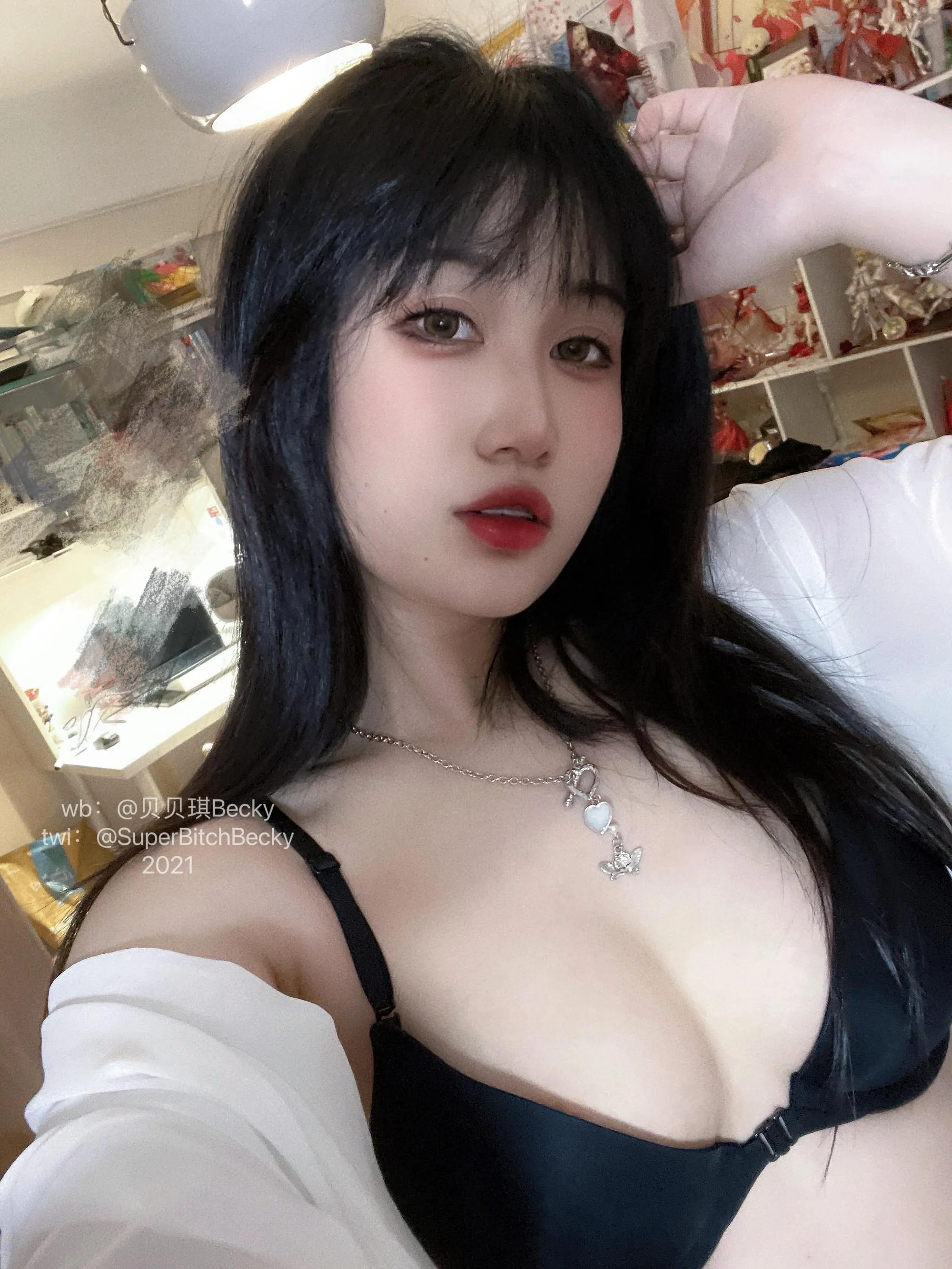 贝贝琪Becky – NO.019 对镜黑发辣妹 [105P]插图2